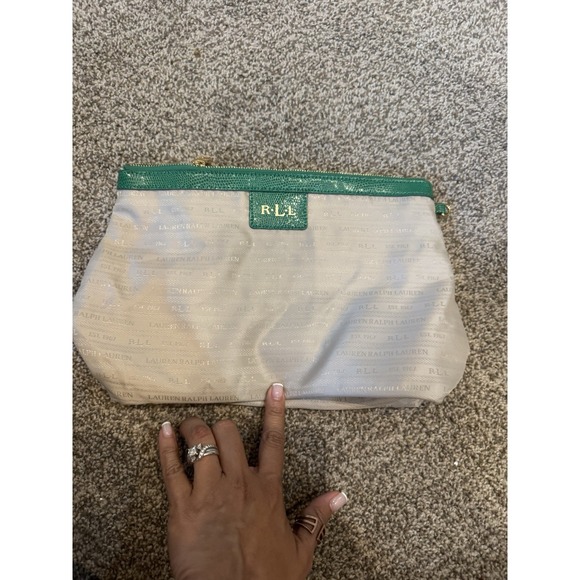 Lauren Ralph Lauren Handbags - Green Ralph Lauren Cosmetic Bag Makeup